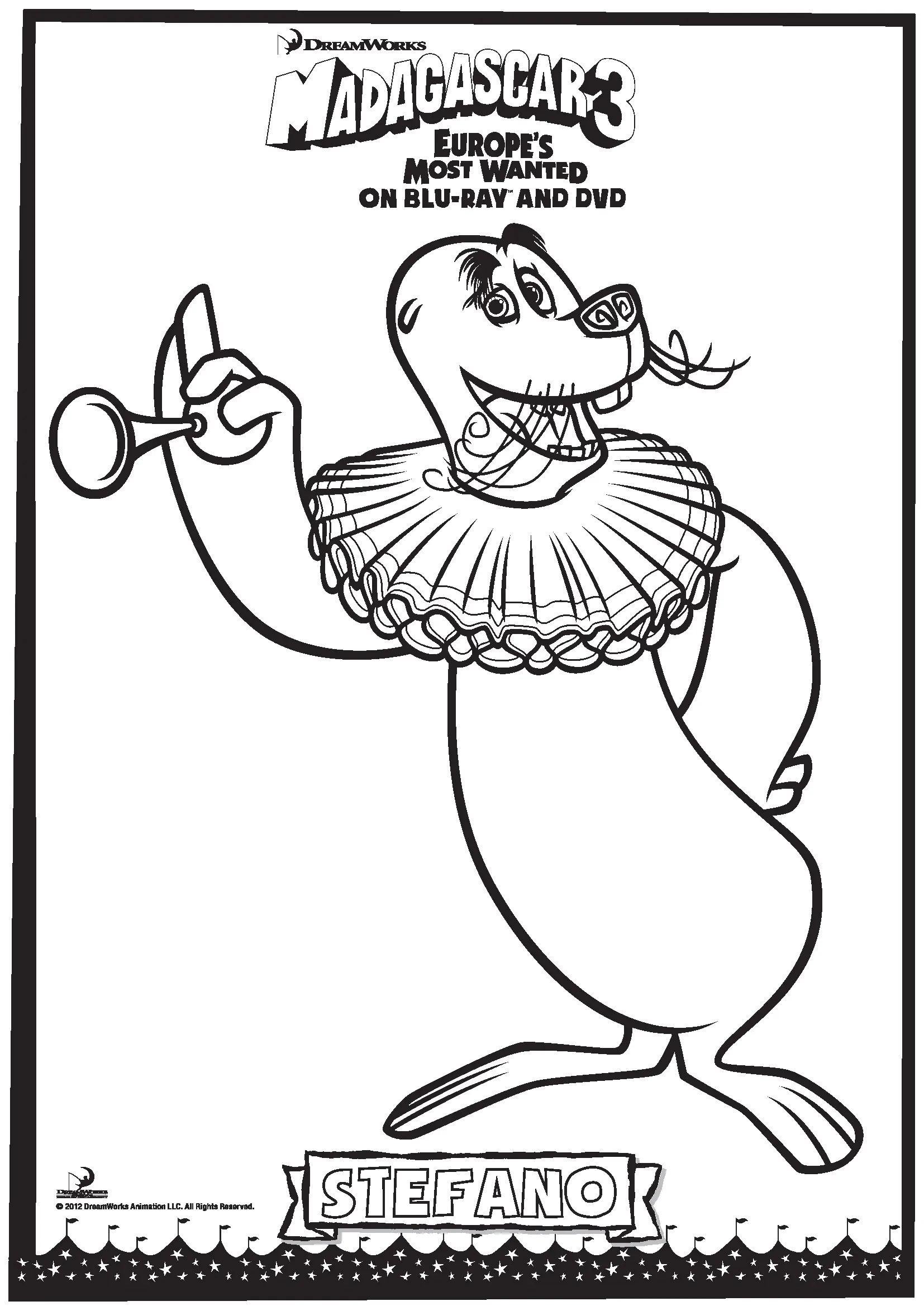 Free Madagascar coloring page to color
