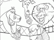 Madagascar Coloring Pages for Kids