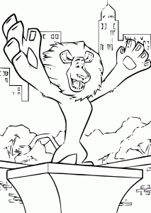 Coloring page madagascar to print for free