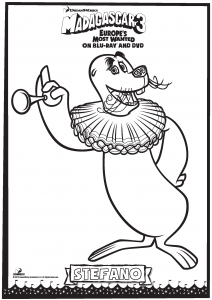 Free Madagascar coloring pages to color