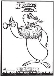 Free Madagascar coloring page to color