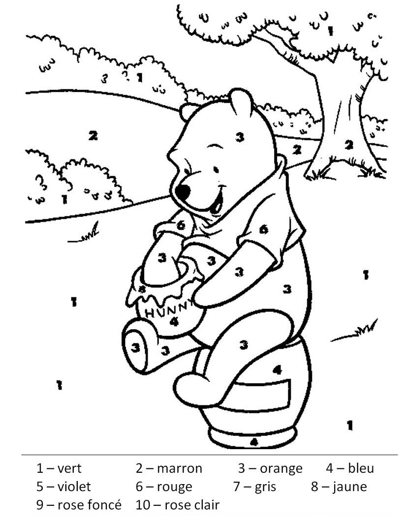 Simple Magic Coloring coloring page to print and color for free : Winnie the Pooh