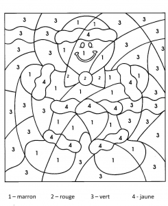 Coloring page magic coloring for children : Gingerbread man