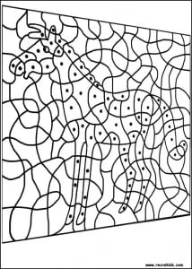 Coloring page magic coloring to print : Horse