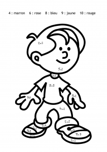 Coloring page magic coloring free to color for kids : little boy