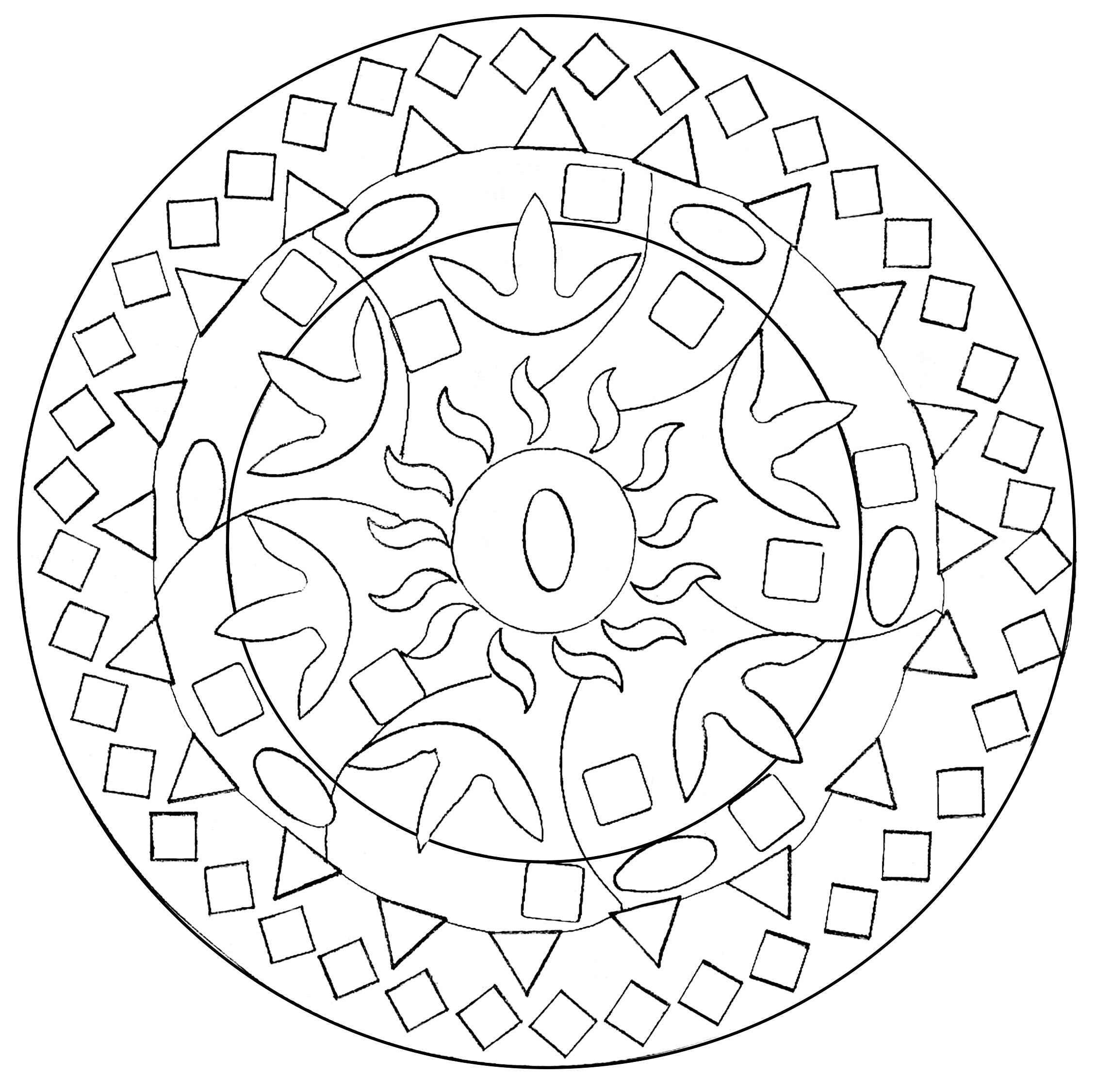 Mandala-carres-losanges-par-domandala-17 - Mandala Coloring Pages for Kids