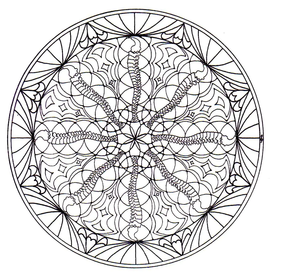 Mandalas to download (Printable Coloring Page for Kids)