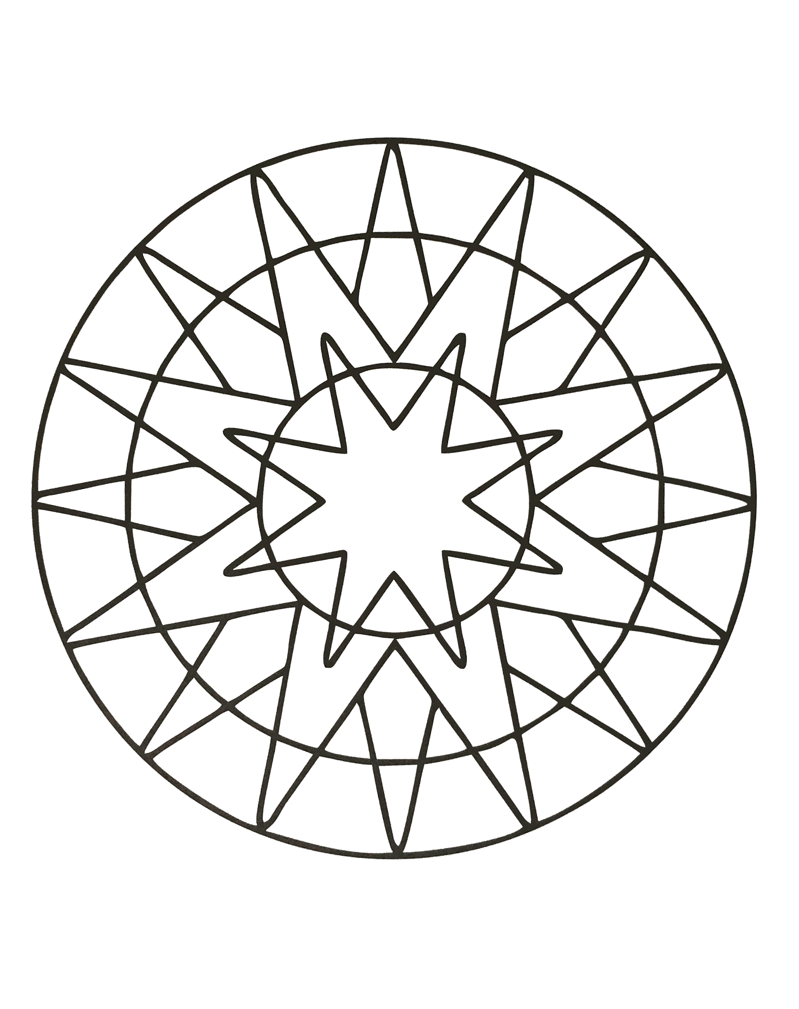 Mandala A Imprimer Mandalas-a-imprimer-33 - Mandalas Kids Coloring Pages