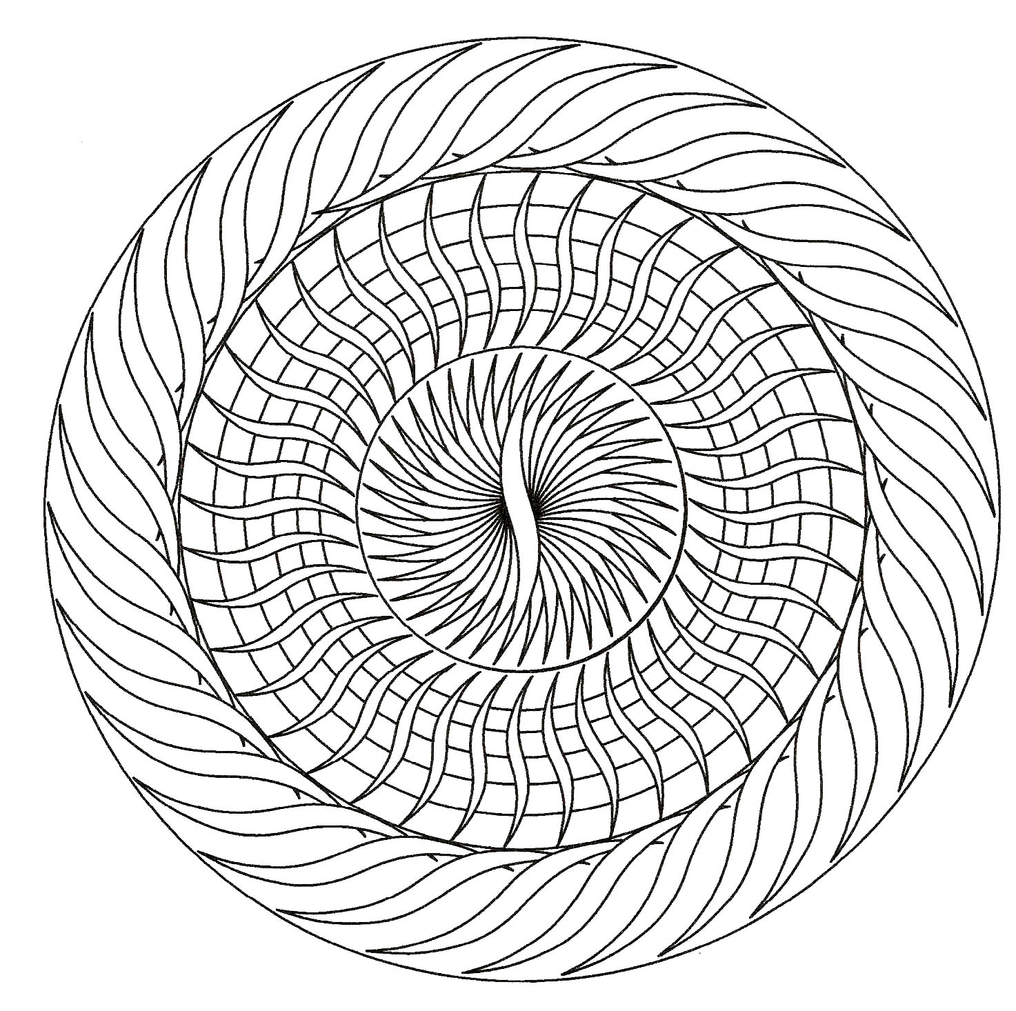 Mandala easy geometry - 5