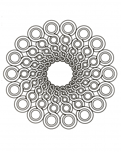 Coloring page mandalas to download for free