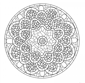 Coloring page mandalas to print for free