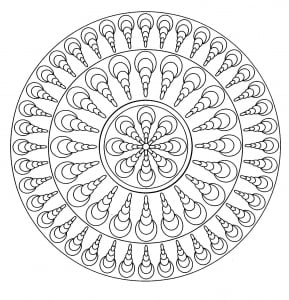 Mandala easy geometry 4