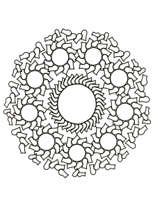 Coloring page mandalas to download