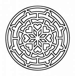 Coloring page mandalas to print for free