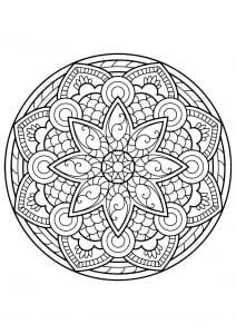 Mandala Coloring Book For Kids Ages 8 - 12: A Collection of a Fun