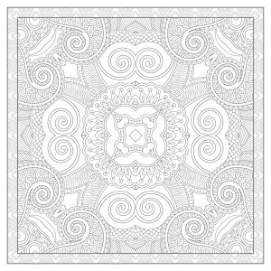 Coloring page mandalas to download for free