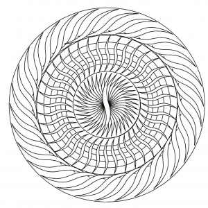 Mandala easy geometry 5