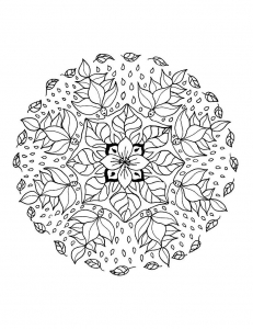 Coloring page mandalas to download