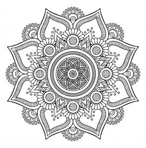 Pretty Mandala flower