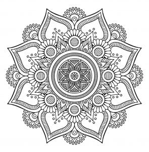 Pretty Mandala flower