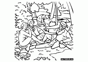 Édouard 
 Manet : Coloring of Manet for children