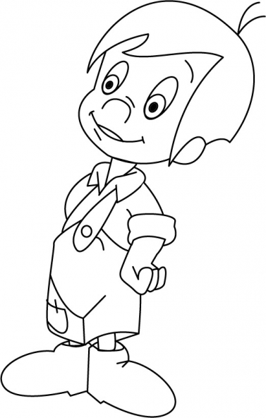 The little Marcelino to print and color