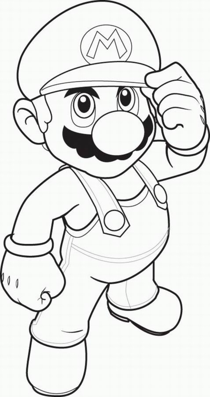 Mario Super Mario Bros Coloring Pages Mario Super Mario Bros Coloring Pages
