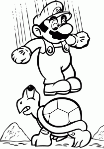 Mario Bros Free Printable Coloring Pages For Kids