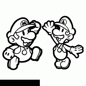 mario bros free printable coloring pages