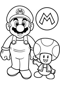 Mario and Toad
