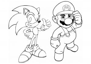 mario bros free printable coloring pages