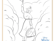 Mary Poppins returns Coloring Pages for Kids
