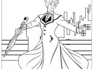 Mary Poppins Coloring Pages for Kids