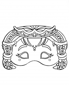 Carnival mask to decorate