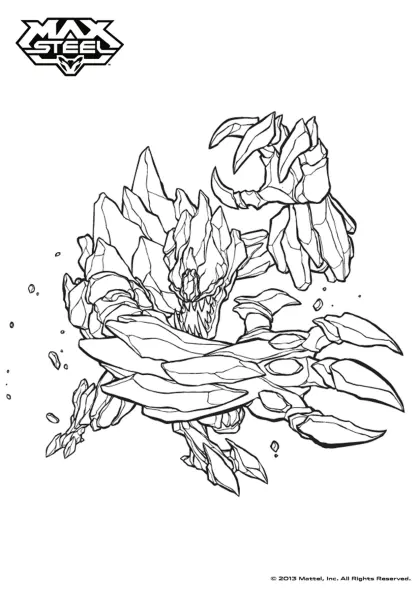 Max Steel image to download and color
