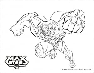 Max Steel coloring pages to print