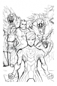 Max Steel coloring pages for kids