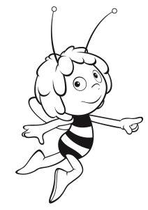 The elegant Maya the bee