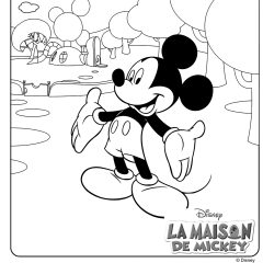 Printable Mickey Mouse Clubhouse coloring sheets for Kids