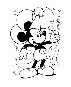 Coloring page mickey to print