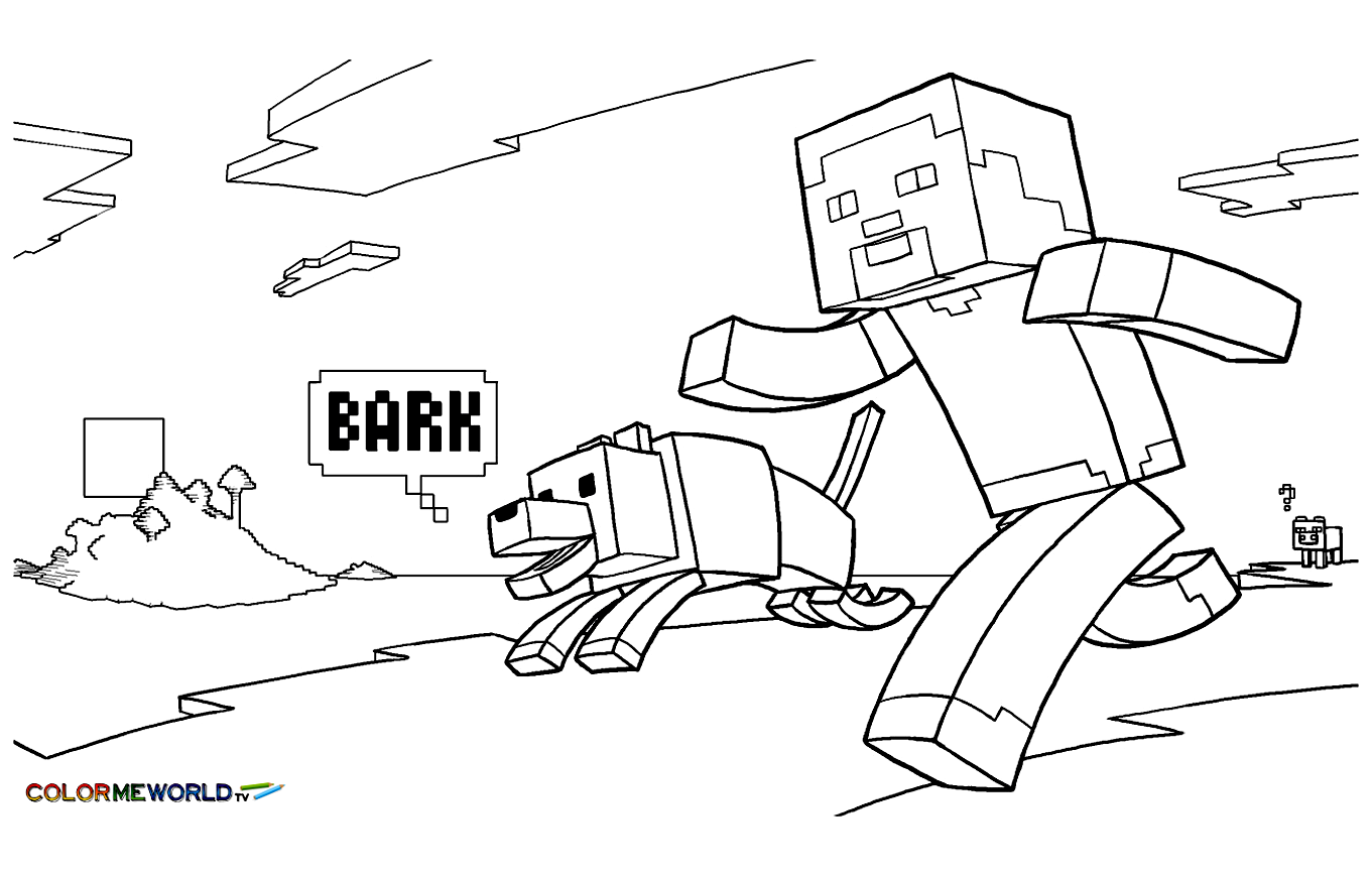 Minecraft To Download Minecraft Kids Coloring Pages