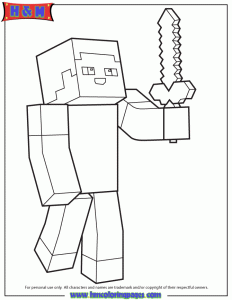 Minecraft image to download and color
