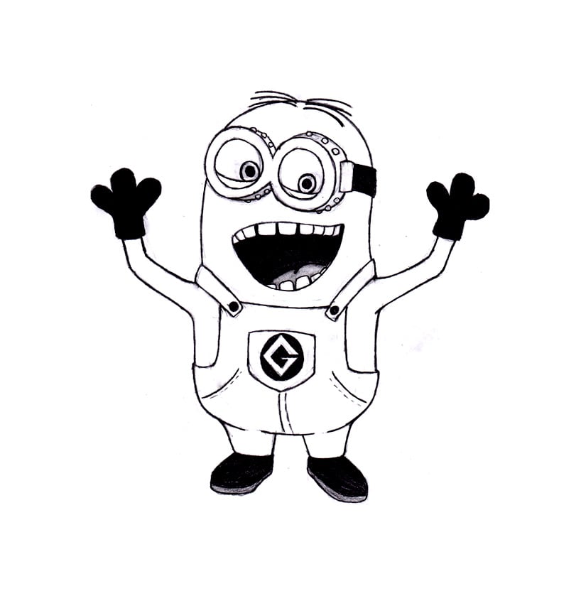 Minions picture to print and color - Minions Kids Coloring Pages Minions picture to print and color - Minions Kids Coloring Pages
