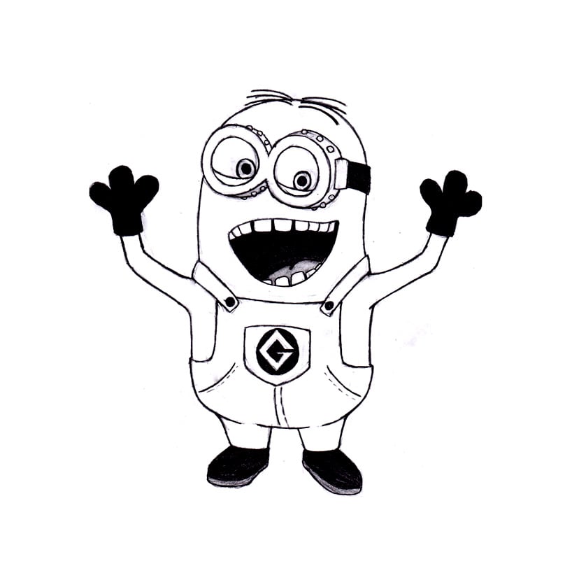  470 Minion Banana Coloring Pages  Latest