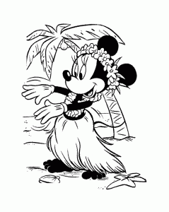  Coloring Pages Disney Minnie Mouse  Free