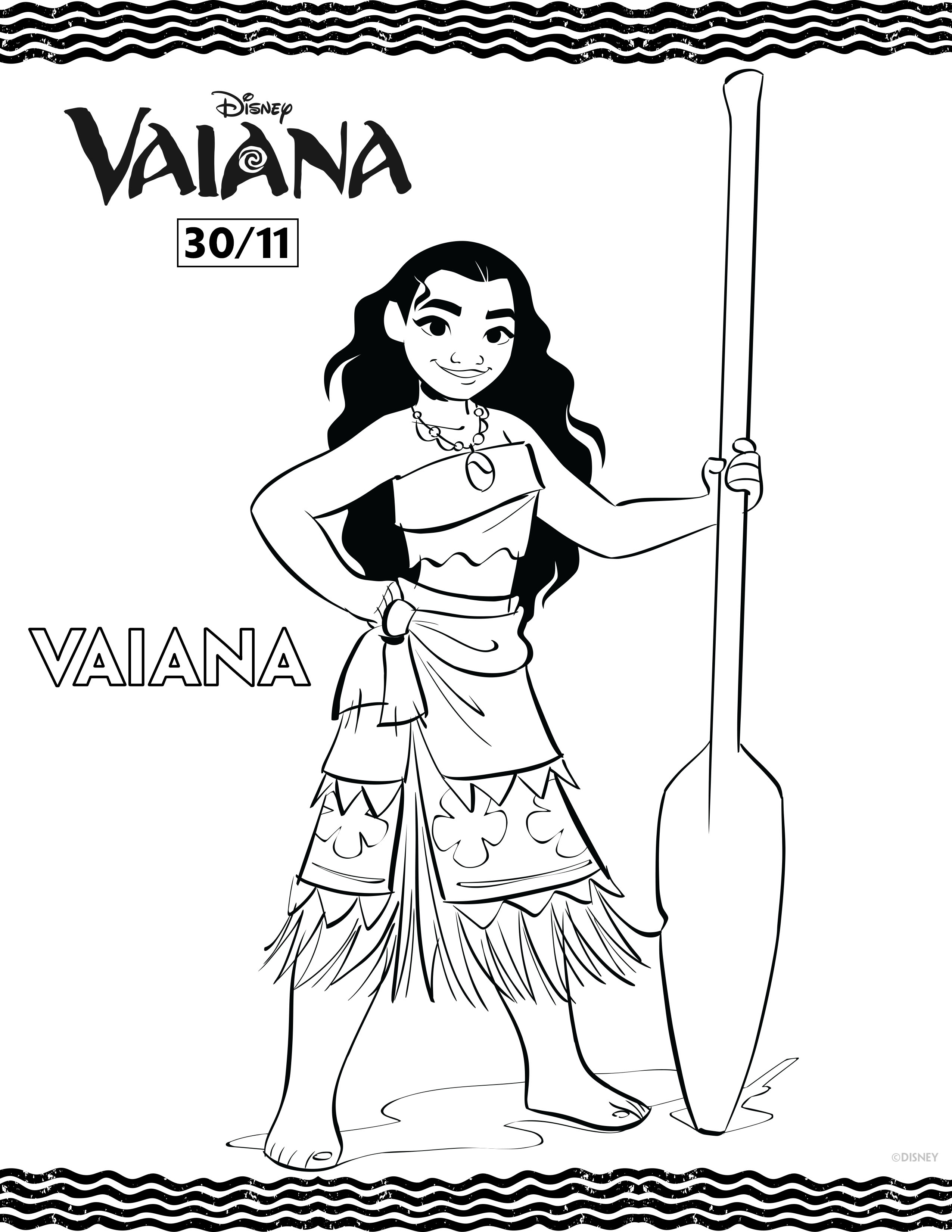 Vaiana (Disney / Pixar) picture to print and color - Moana Kids Coloring Pages Vaiana (Disney / Pixar) picture to print and color - Moana Kids Coloring Pages