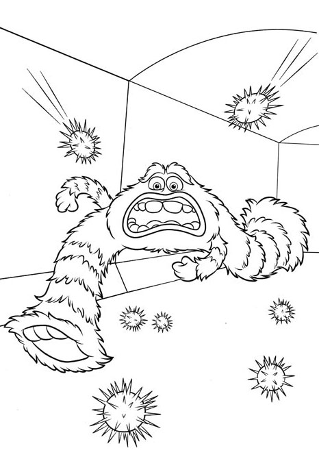 Printable Monsters Academy coloring page to print and color for free