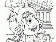 Monsters Academy Coloring Pages for Kids