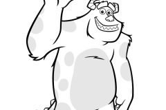 Printable Monsters And Company coloring sheets for Kids