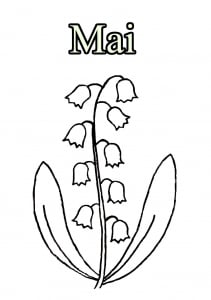 05-mai (Month Coloring Page)